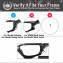 Hkuco Mens Replacement Lenses For Oakley Jawbone (Asian Fit) Blue/24K Gold/Titanium Sunglasses